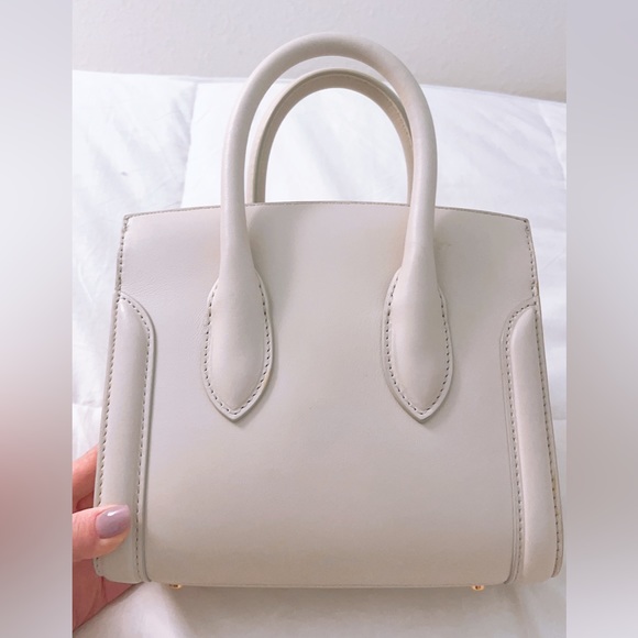 Alexander McQueen Heroine 21 White/Cream Italian Satchel Ladies Bag - Picture 3 of 11